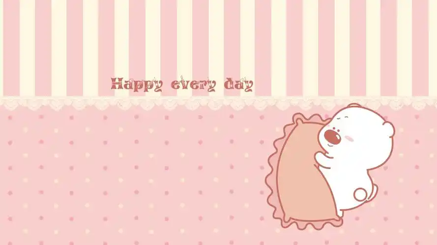 小囧熊可爱卡通电脑桌面壁纸-卡通动漫-壁纸下载-美桌网