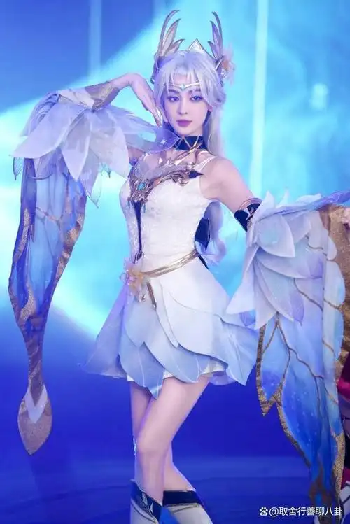 古力娜扎cos《王者荣耀》的貂蝉,舞动如梦似幻,真人比建模漂亮