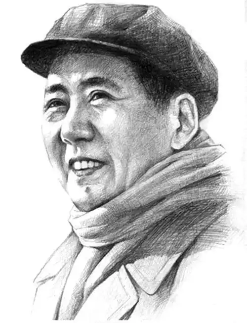 牛b的素描人物肖像画-书画-就爱阅读网