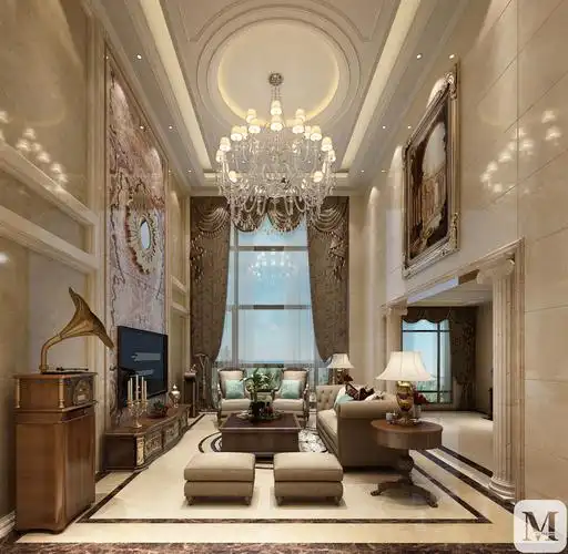 5万251㎡简约别墅装修棕榈园 古典欧式