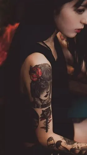 抖音渣男壁纸纹身系列