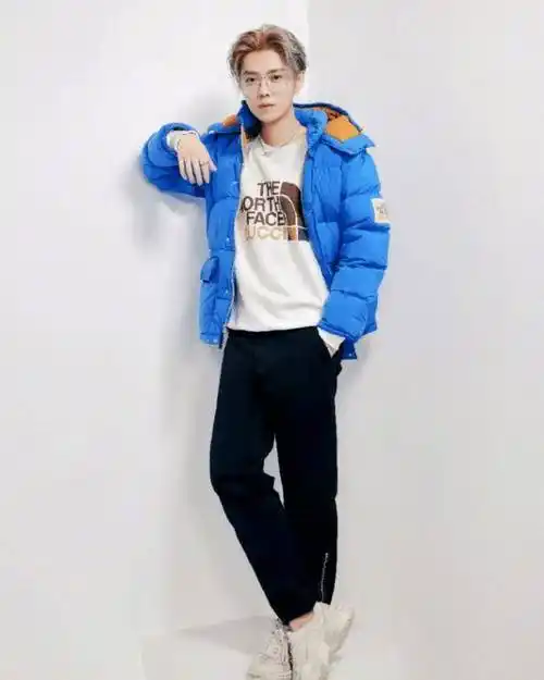 鹿晗最新时尚大片,"眼镜杀"又a又欲,不愧是exo门面担当_look_穿着