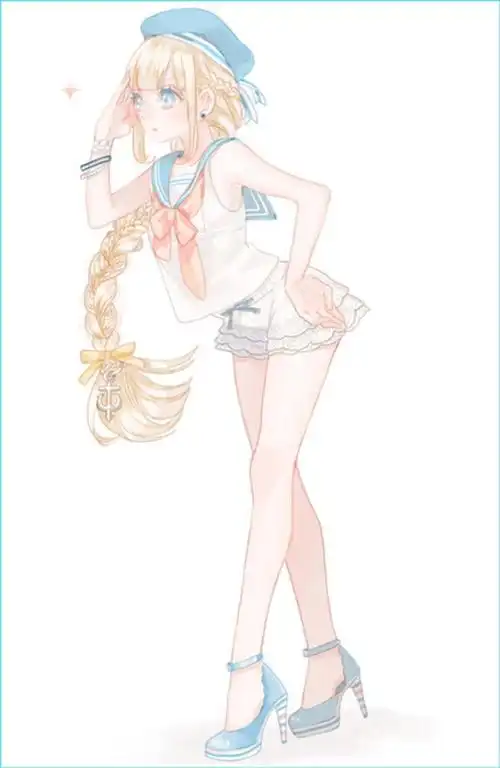 手绘 插画 线稿 手稿 黑白素材 少女 服装设计 p站 人物设计