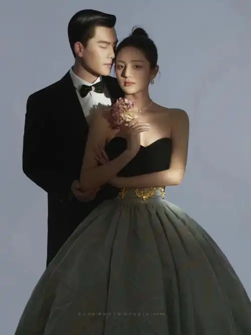 鞠婧祎同款礼服的另一种诠释安徽婚纱照