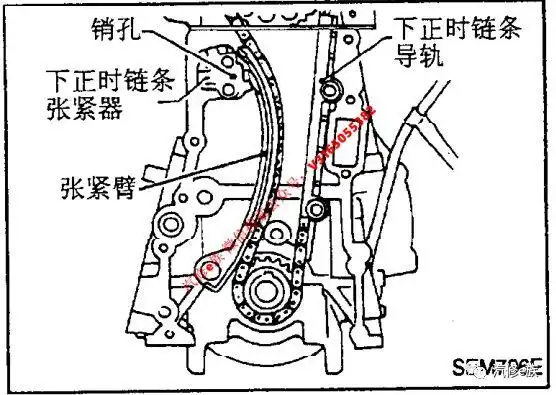 日产帕拉丁发动机ka24de正时链条拆装教程