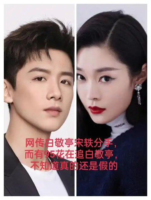 曝白敬亭宋轶分手,95小花在追白敬亭,网友直言不相信分手