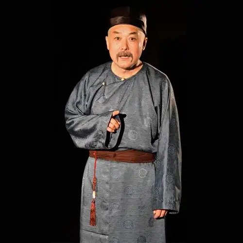 古装清朝农民男士民国长衫长袍老百姓民族服装