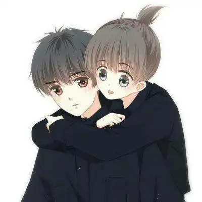 怦然心动情侣头像分开怦然心动情头一男一女双人图片