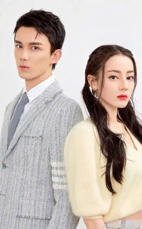 迪丽热巴吴磊海报拍摄花絮