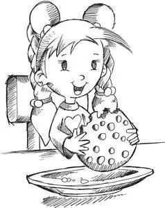 撩妹吃饼干的图图片