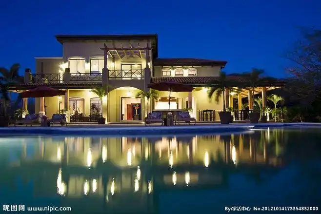 海边别墅度假村美景