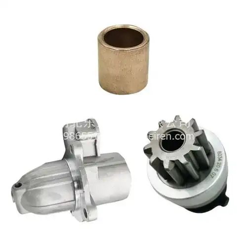 福田江淮货车配件康明斯38发动机启动机马达头前盖齿轮甩轮铜套发动机