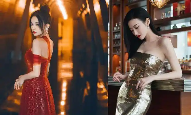 景甜和古力娜扎拍了照,年龄只差四岁,但气质却大不相同|纱裙|发型