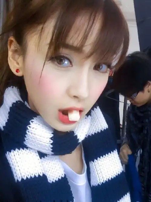 angelababy早期好可爱啊