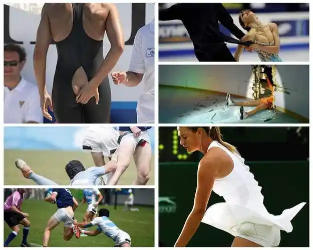 赛场春光乍泄体坛尴尬瞬间回眸