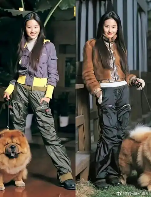 刘亦菲的早期穿搭