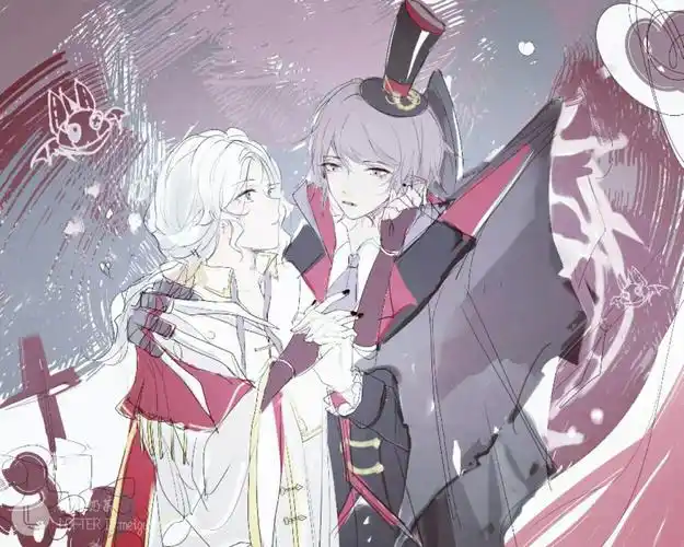 吸血鬼杰克x教父约瑟夫 图源lofter