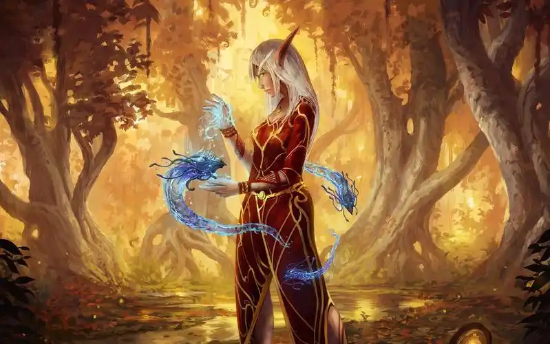 魔兽争霸3雪域之战:血精灵对战燃烧军团