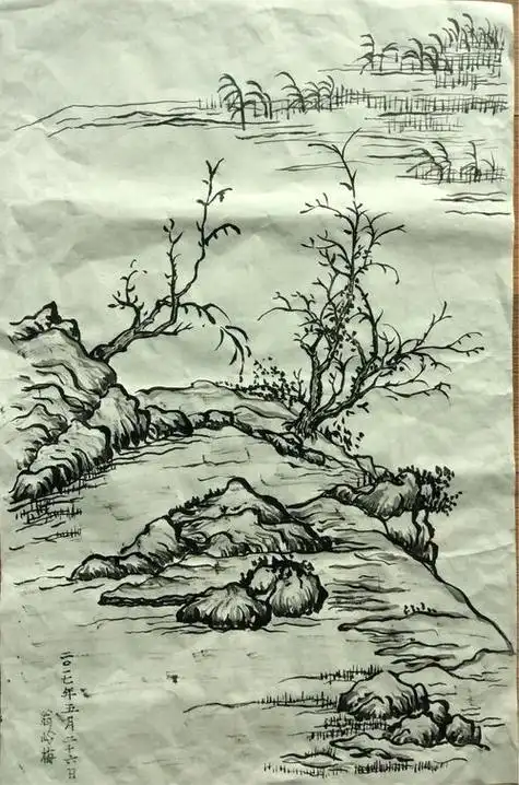 学山水画怎么入门国画山水入门简单步骤