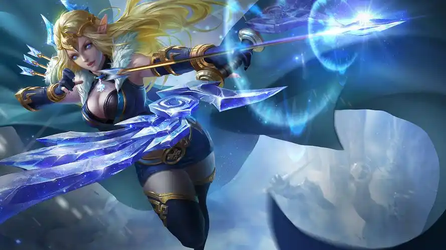 游戏海报王者荣耀中秋盛典女武神强力助阵