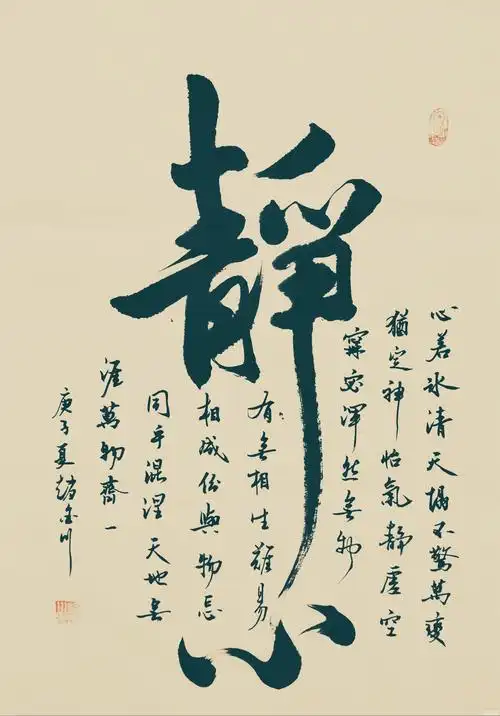 赵金川书法静心