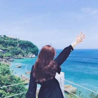 高清的女生海边头像图片左岸流年つ