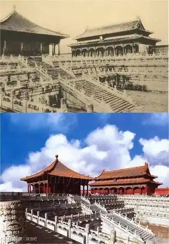 北京故宫古今照片对比!