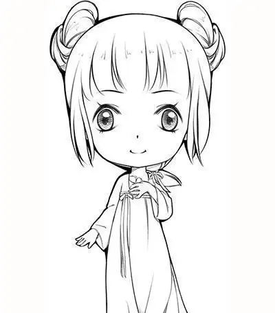 高甲戏q版人物简笔画