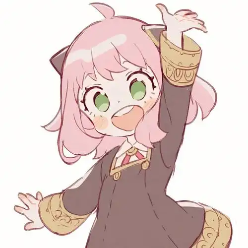 简约系列阿尼亚动漫高清女生头像可爱满分