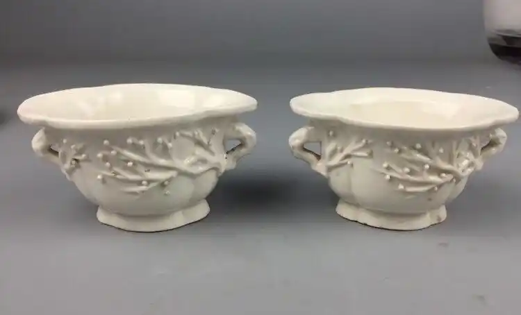 清晚期德化梅花杯