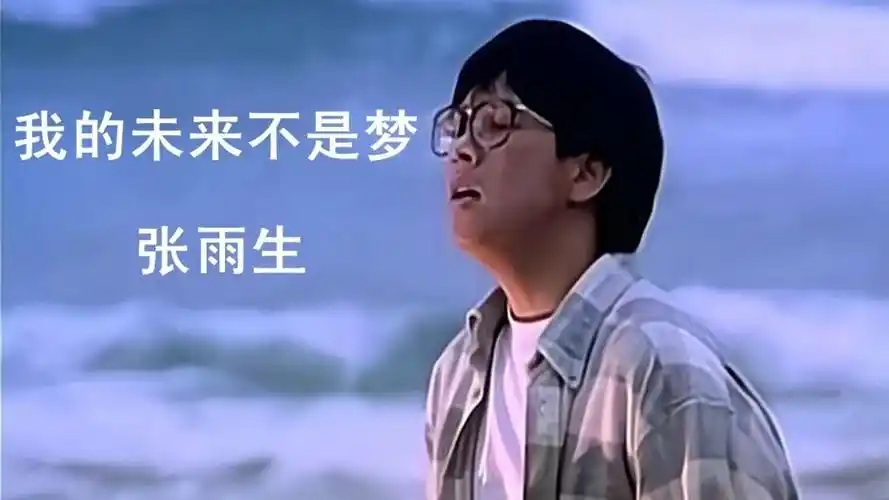 一首张雨生我的未来不是梦未来的你一定感激现在奋斗的你