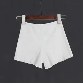 螺纹棉防走关安全裤简约百搭弹力打底短裤q7101