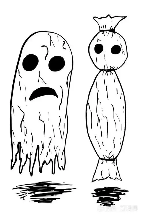 手绘素描, 幽灵照片-正版商用图片1gf1zd-摄图新视界