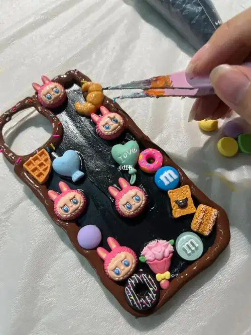 奶油胶手机壳diy