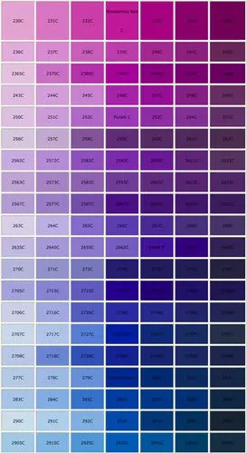 丝印国标pantone色号参考