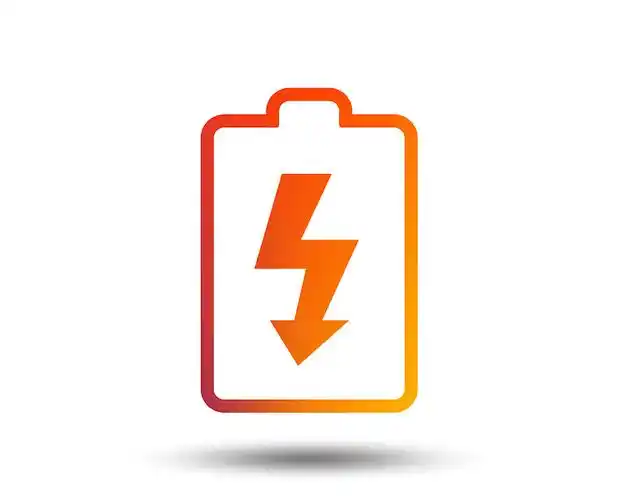 电池充电标志图标闪电符号图片