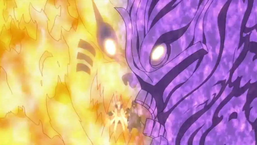 第二个形态的威装须佐能乎则是出现在《火影忍者剧场版博人传》里,面