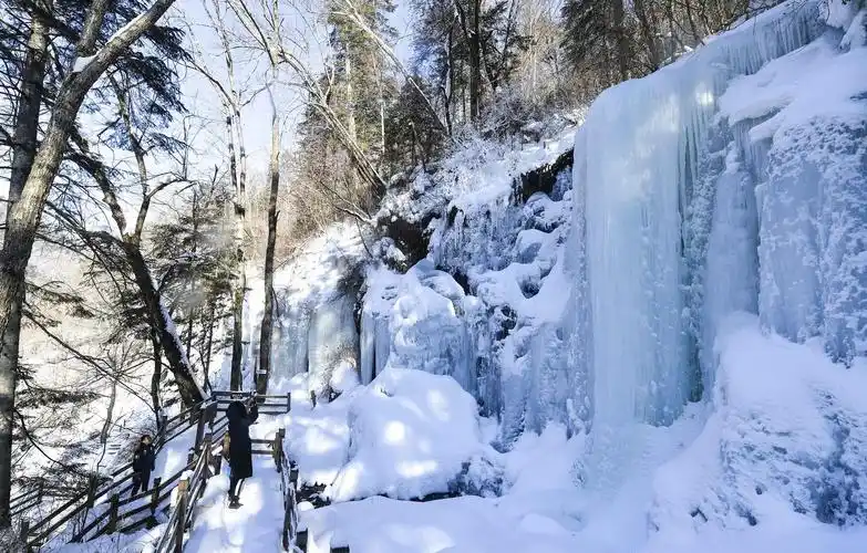长白山区冬日美