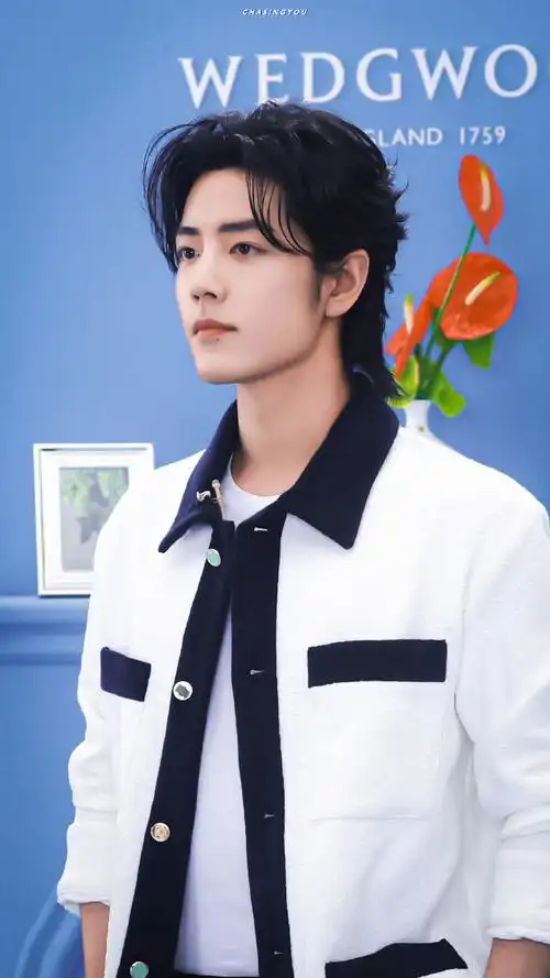 肖战##肖战wedgwood品牌代言人##肖战直播##肖战小香风外套