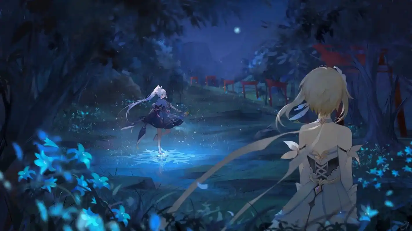 星空壁纸 #送你一张壁纸 #动漫 #原神 - 抖音