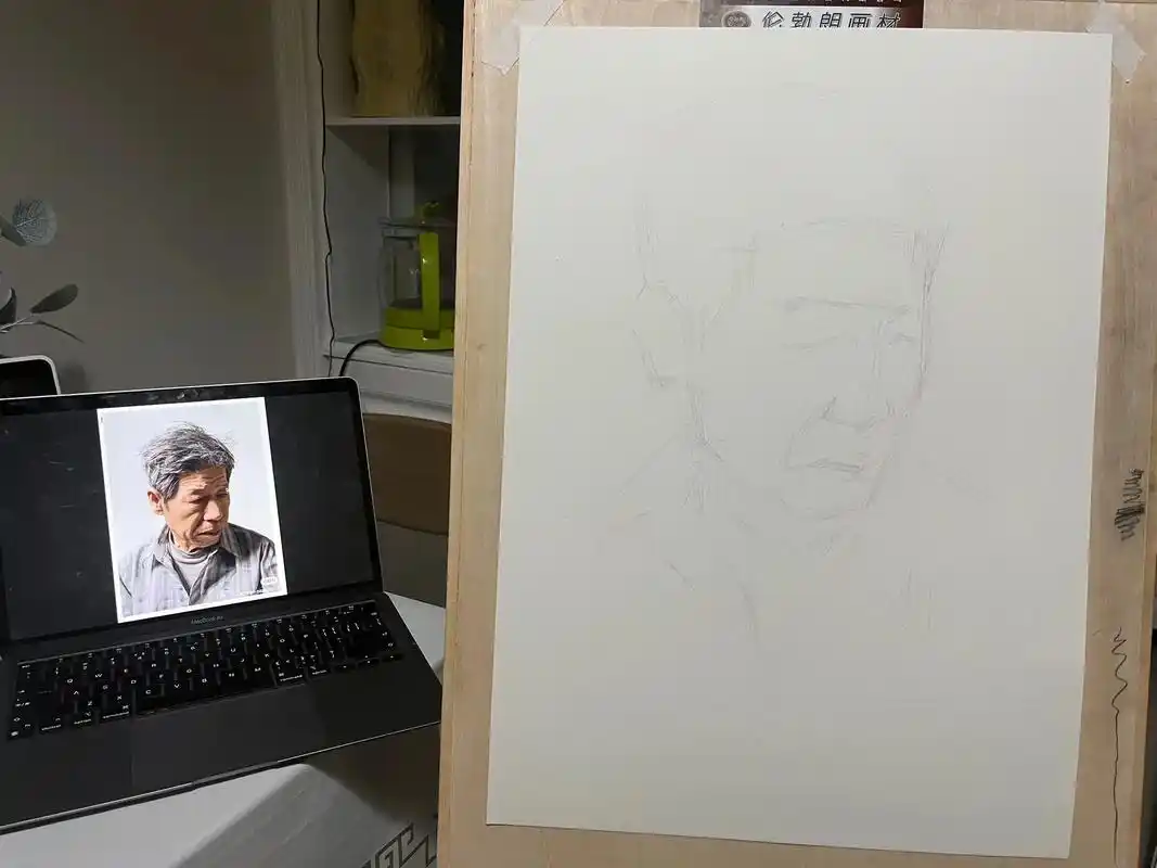 素描 #美术生 #人物肖像 #画渣日常 #绘画过程分享 挑 - 抖音