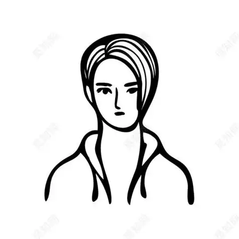 人像简笔画人物简笔画女孩