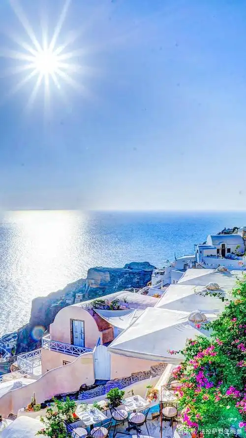 什么是地中海风情,快来pick你的爱琴海专属壁纸感受一下!