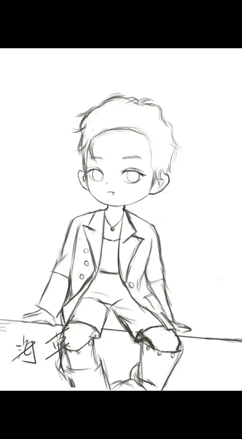 肖战 #肖战gucci品牌代言人 分享一张今天晚上造型q版 - 抖音