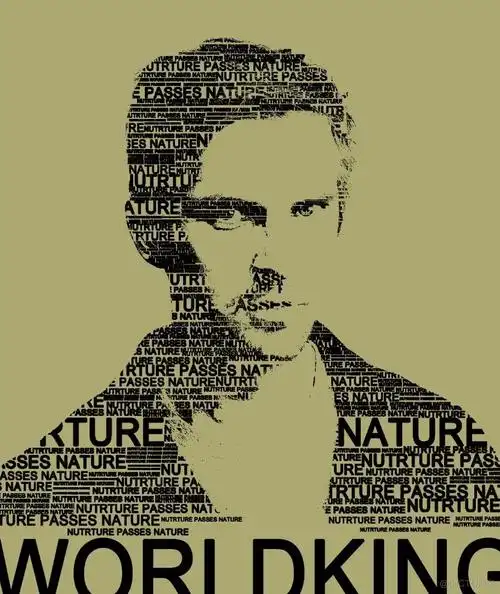 ps|文字人物海报_javascript