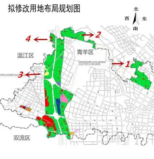成都市青羊区环城生态区总体规划方案公示 将打通修建4条断头道路