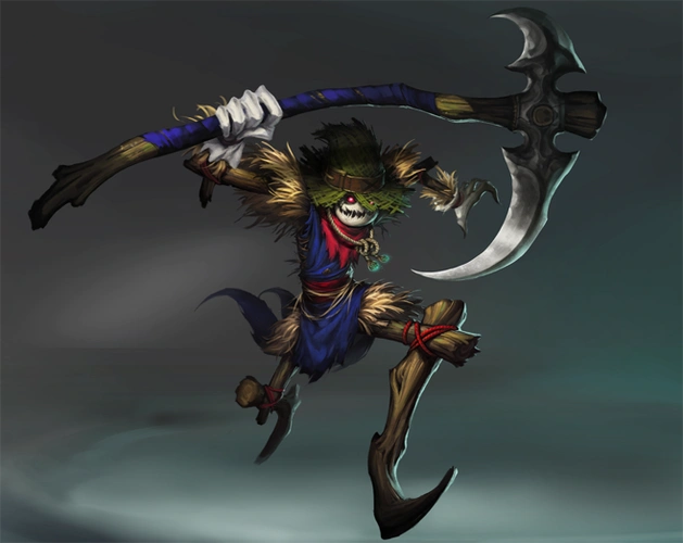 角色宣传原画稻草人