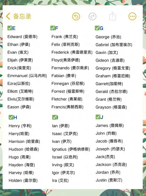 26个惊艳的小众男宝宝英文名推荐