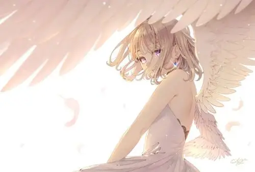 挥着翅膀的女孩天使图片特辑