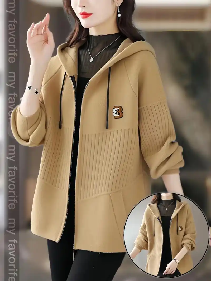 秋冬休闲通勤穿搭就要简单有质感